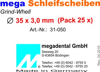 mega Schleifscheibe (35 x 3 mm)