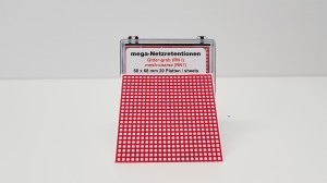 mega Wachs-Schablonen - Retentionsnetz grob