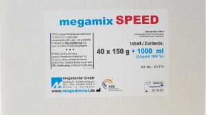 megamix SPEED 40x 150 g inkl. 1.000 ml Liquid (100%)